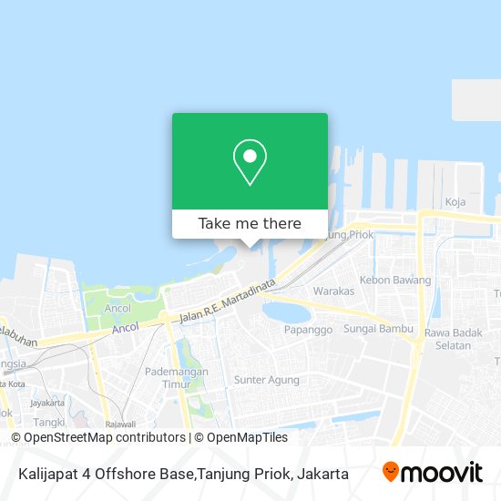 Kalijapat 4 Offshore Base,Tanjung Priok map