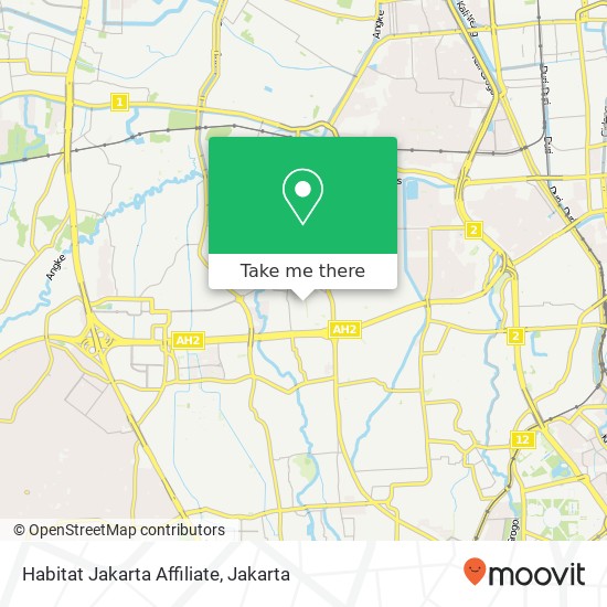 Habitat Jakarta Affiliate map