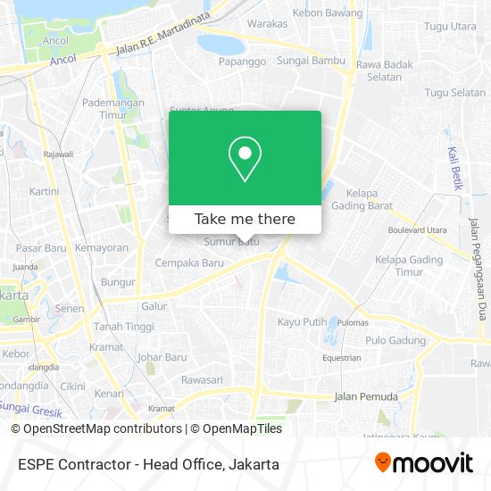 ESPE Contractor - Head Office map