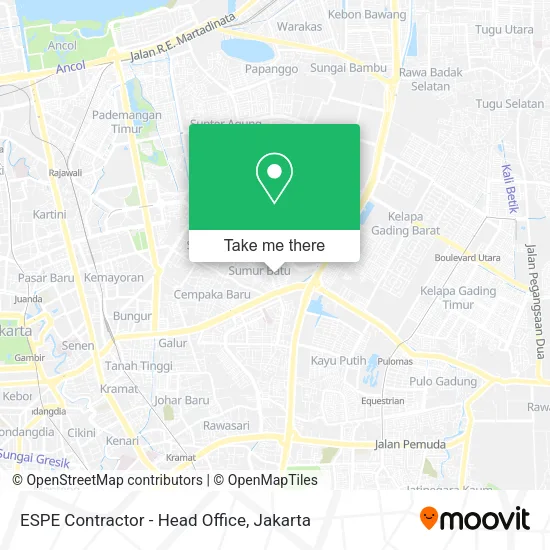 ESPE Contractor - Head Office map