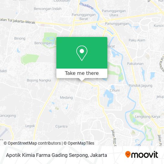 Apotik Kimia Farma Gading Serpong map