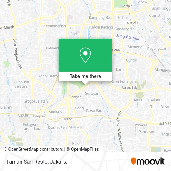 Taman Sari Resto map