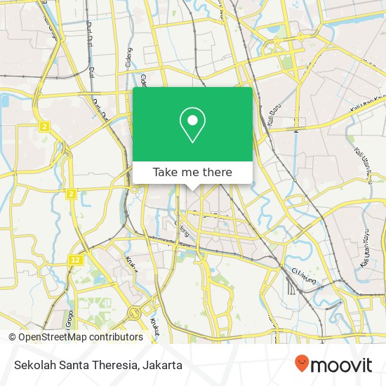 Sekolah Santa Theresia map