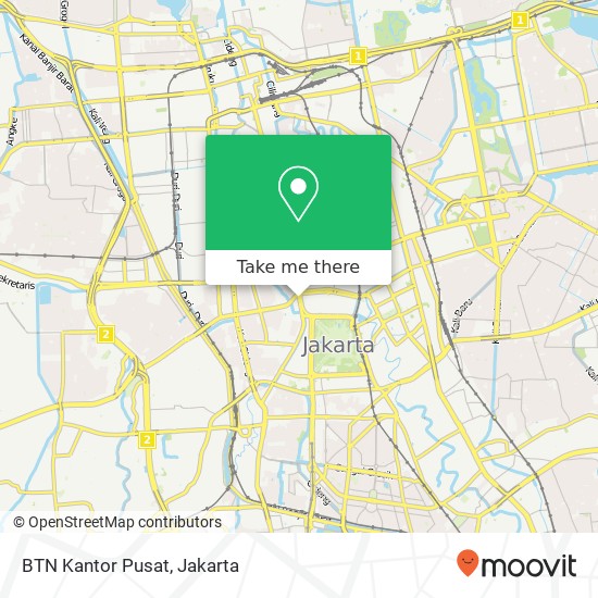 BTN Kantor Pusat map