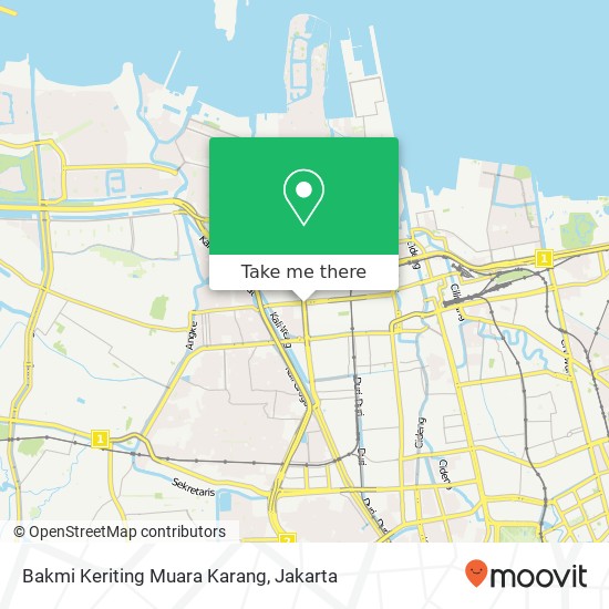 Bakmi Keriting Muara Karang map