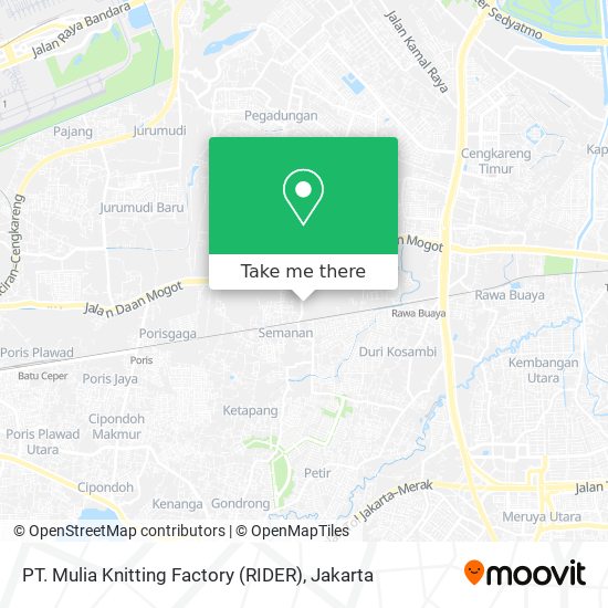 PT. Mulia Knitting Factory (RIDER) map