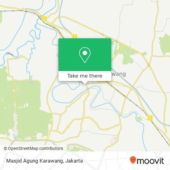 Masjid Agung Karawang map