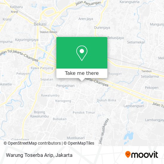 Warung Toserba Arip map