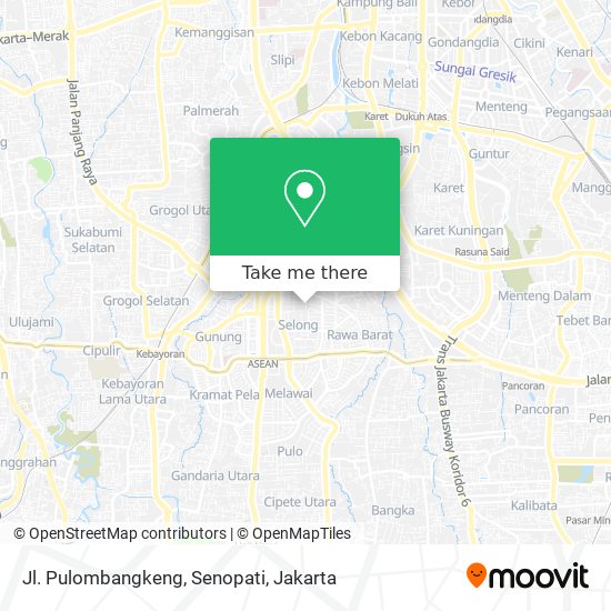 Jl. Pulombangkeng, Senopati map