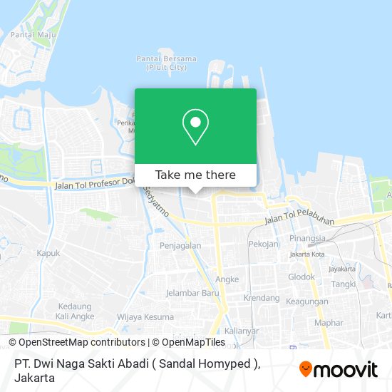 PT. Dwi Naga Sakti Abadi ( Sandal Homyped ) map