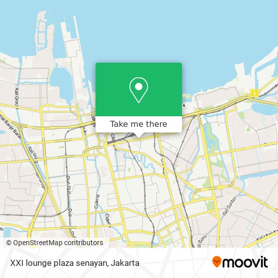 XXI lounge plaza senayan map