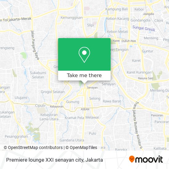 Premiere lounge XXI senayan city map