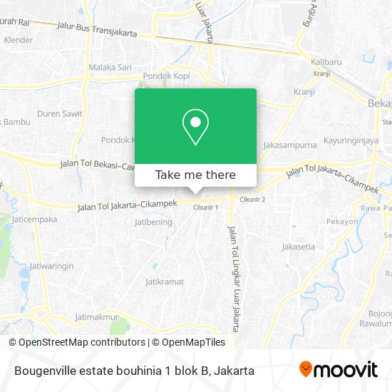 Bougenville estate bouhinia 1 blok B map