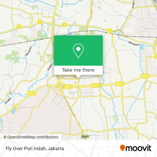 Fly Over Puri Indah map