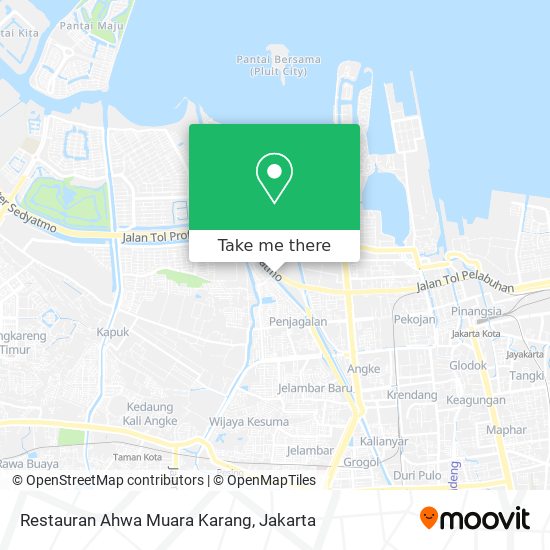 Restauran Ahwa Muara Karang map