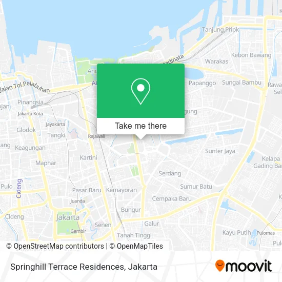 Springhill Terrace Residences map