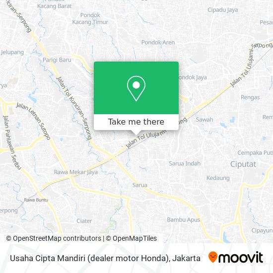 Usaha Cipta Mandiri (dealer motor Honda) map