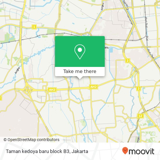 Taman kedoya baru block B3 map