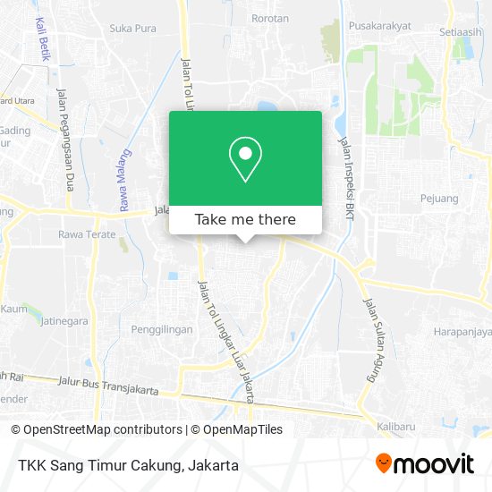 TKK Sang Timur Cakung map