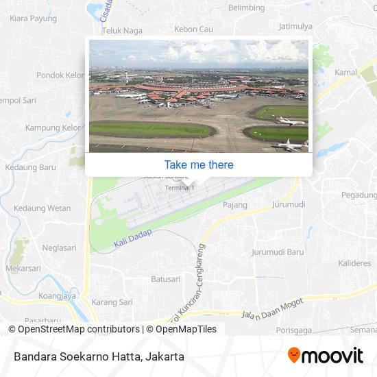 Bandara Soekarno Hatta map