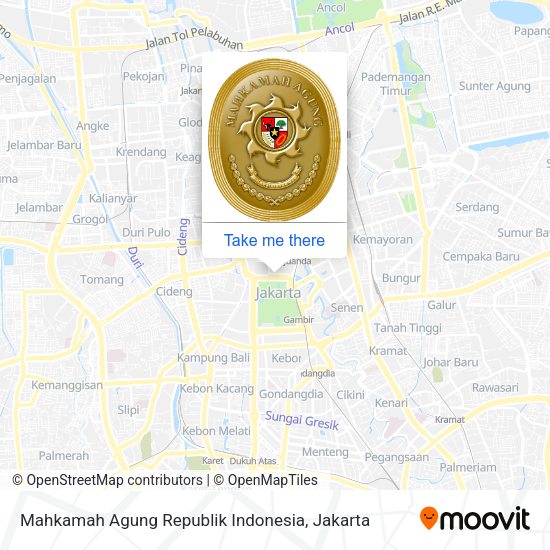 Mahkamah Agung Republik Indonesia map