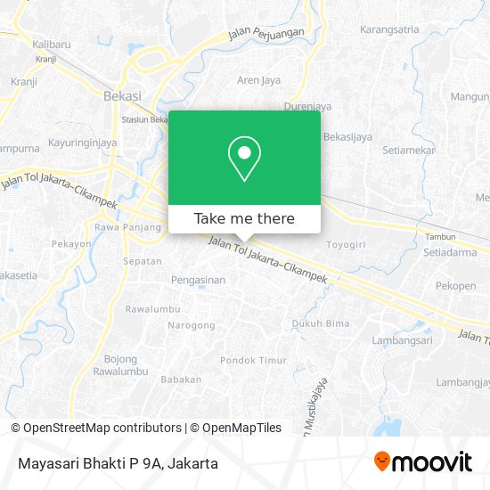 Mayasari Bhakti P 9A map