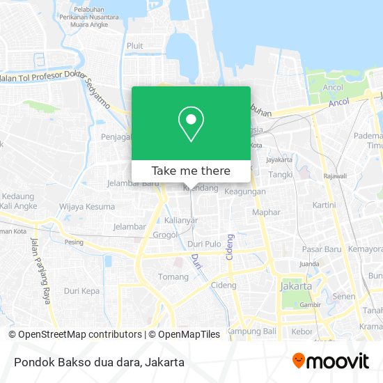 Pondok Bakso dua dara map