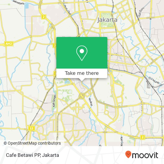 Cafe Betawi PP map