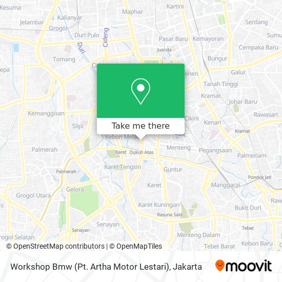Workshop Bmw (Pt. Artha Motor Lestari) map