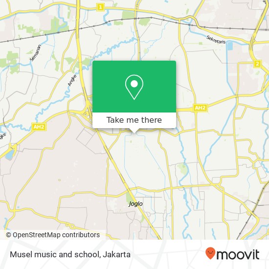 Musel music and school map