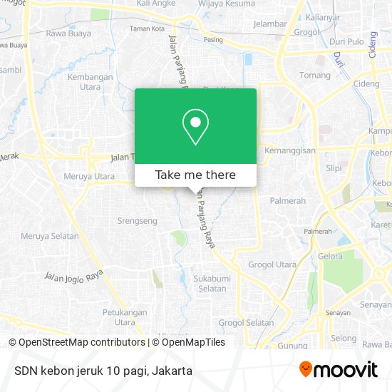 SDN kebon jeruk 10 pagi map