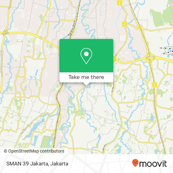 SMAN 39 Jakarta map