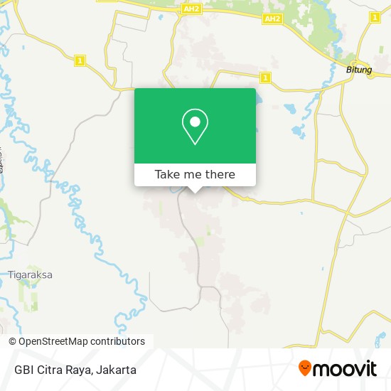 GBI Citra Raya map