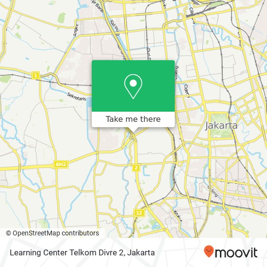 Learning Center Telkom Divre 2 map