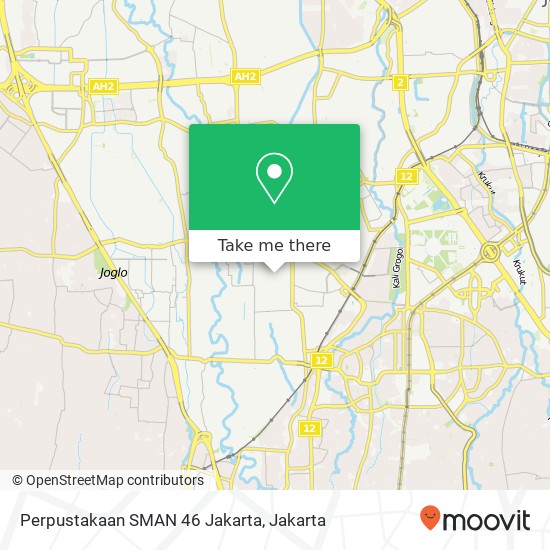 Perpustakaan SMAN 46 Jakarta map