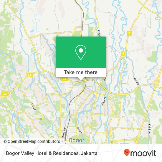 Bogor Valley Hotel & Residences map