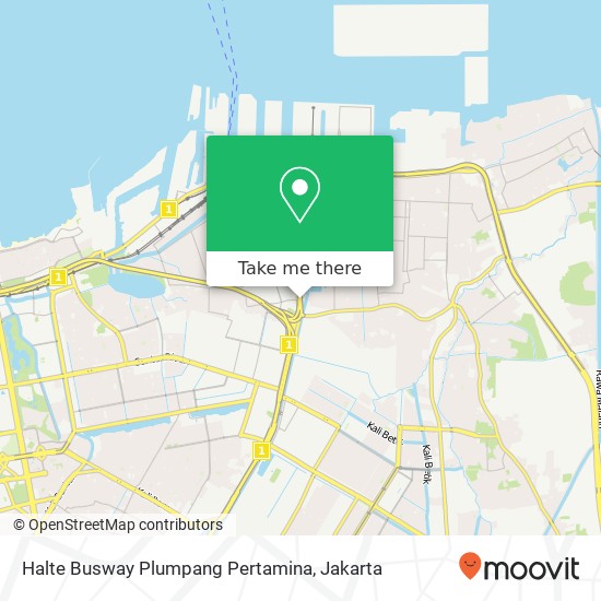 Halte Busway Plumpang Pertamina map