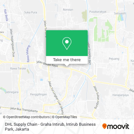 DHL Supply Chain - Graha Intirub, Intirub Business Park map