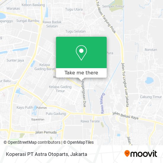 Koperasi PT Astra Otoparts map