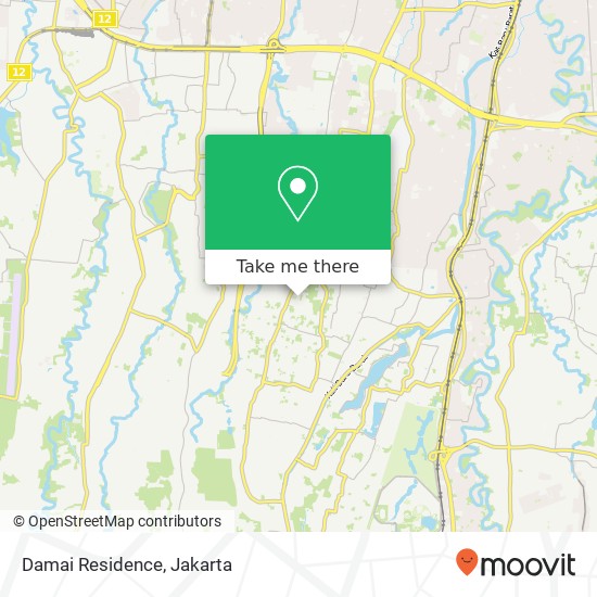 Damai Residence map