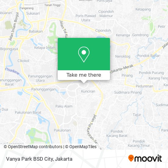 Vanya Park BSD City map