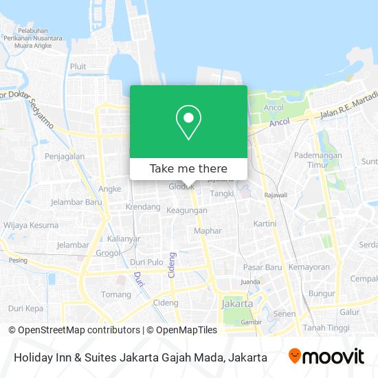 Holiday Inn & Suites Jakarta Gajah Mada map