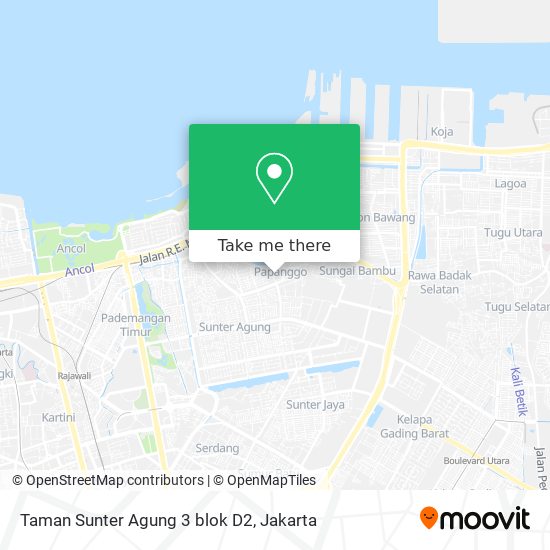 Taman Sunter Agung 3 blok D2 map