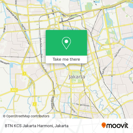 BTN KCS Jakarta Harmoni map