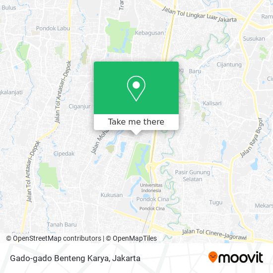 Gado-gado Benteng Karya map