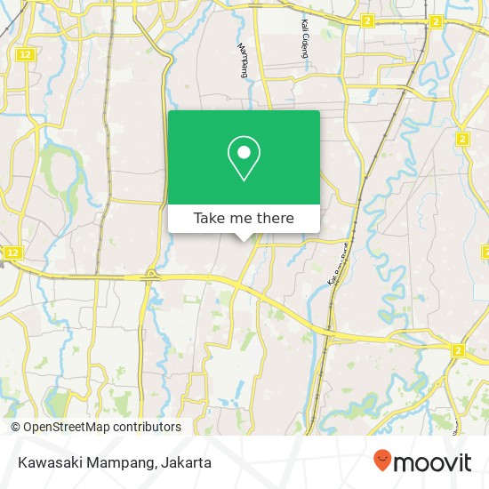 Kawasaki Mampang map