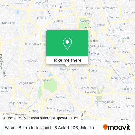 Wisma Bisnis Indonesia Lt.8 Aula 1,2&3 map