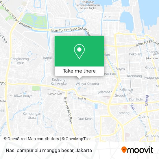 Nasi campur alu mangga besar map