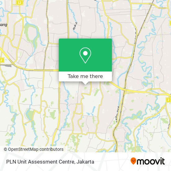 PLN Unit Assessment Centre map