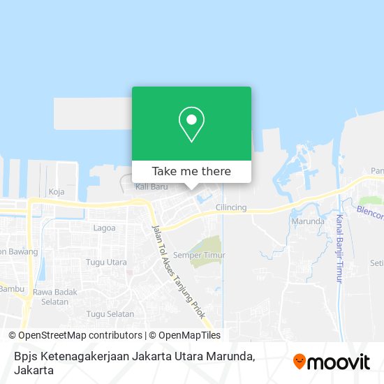 Bpjs Ketenagakerjaan Jakarta Utara Marunda map